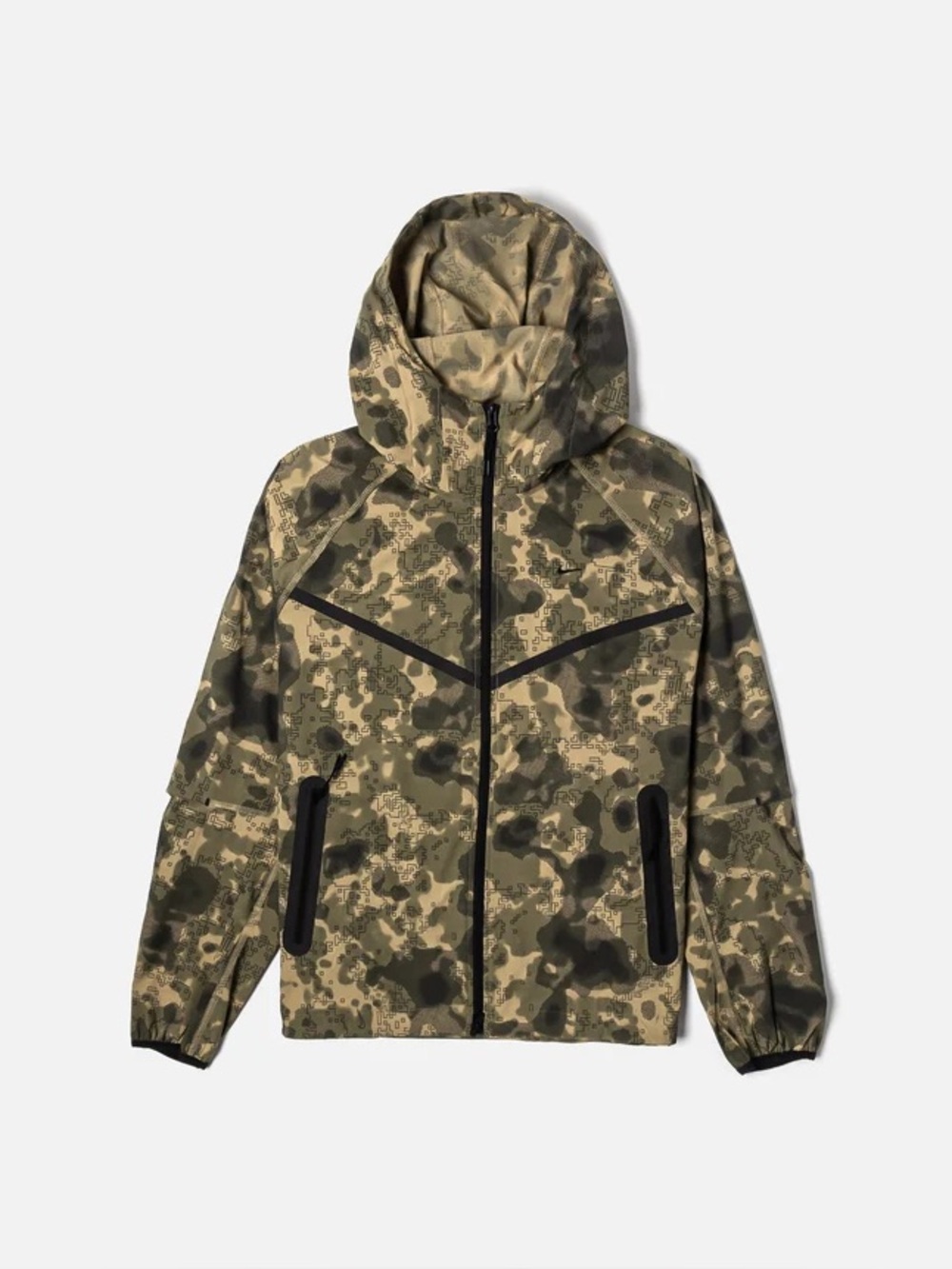 Nike Tech Dri-FIT Woven Camo Windrunner Full-Zip Jacket HV0979-010 Men Sz M NWT